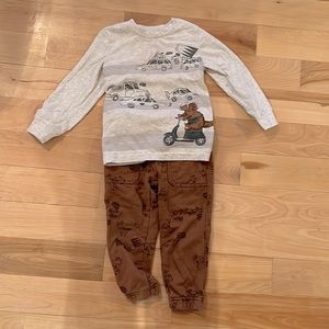 Carter’s matching dinosaur playset. Long sleeve.